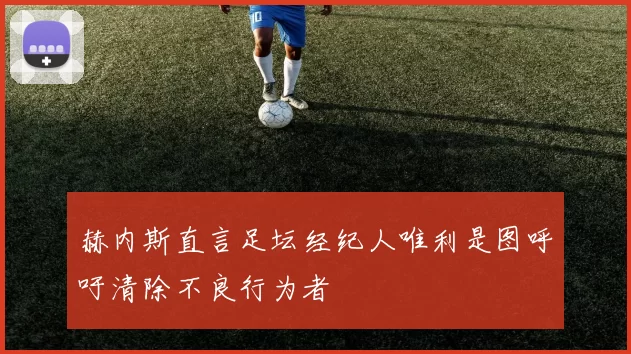赫内斯直言足坛经纪人唯利是图呼吁清除不良行为者